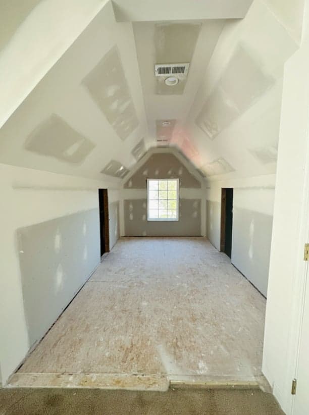 Room addition construction in Midlothian, VA by MAS Contractors — interior framing detail