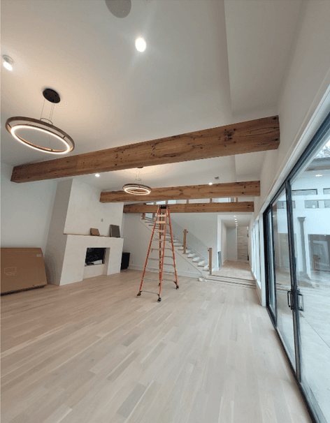 Built-in shelving and finish carpentry by MAS Contractors in Midlothian, VA