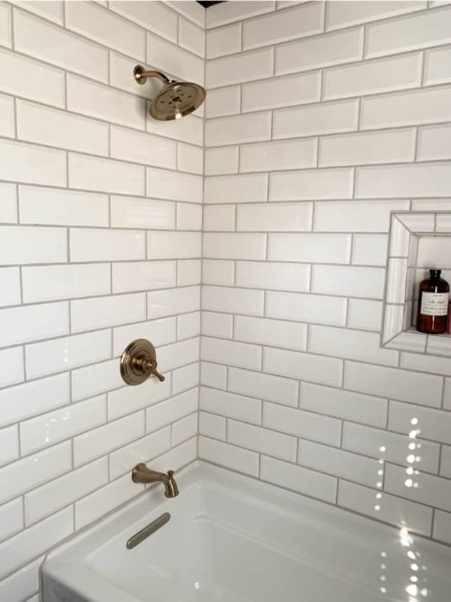 Custom tile work in Midlothian, VA by MAS Contractors — large format tile floor