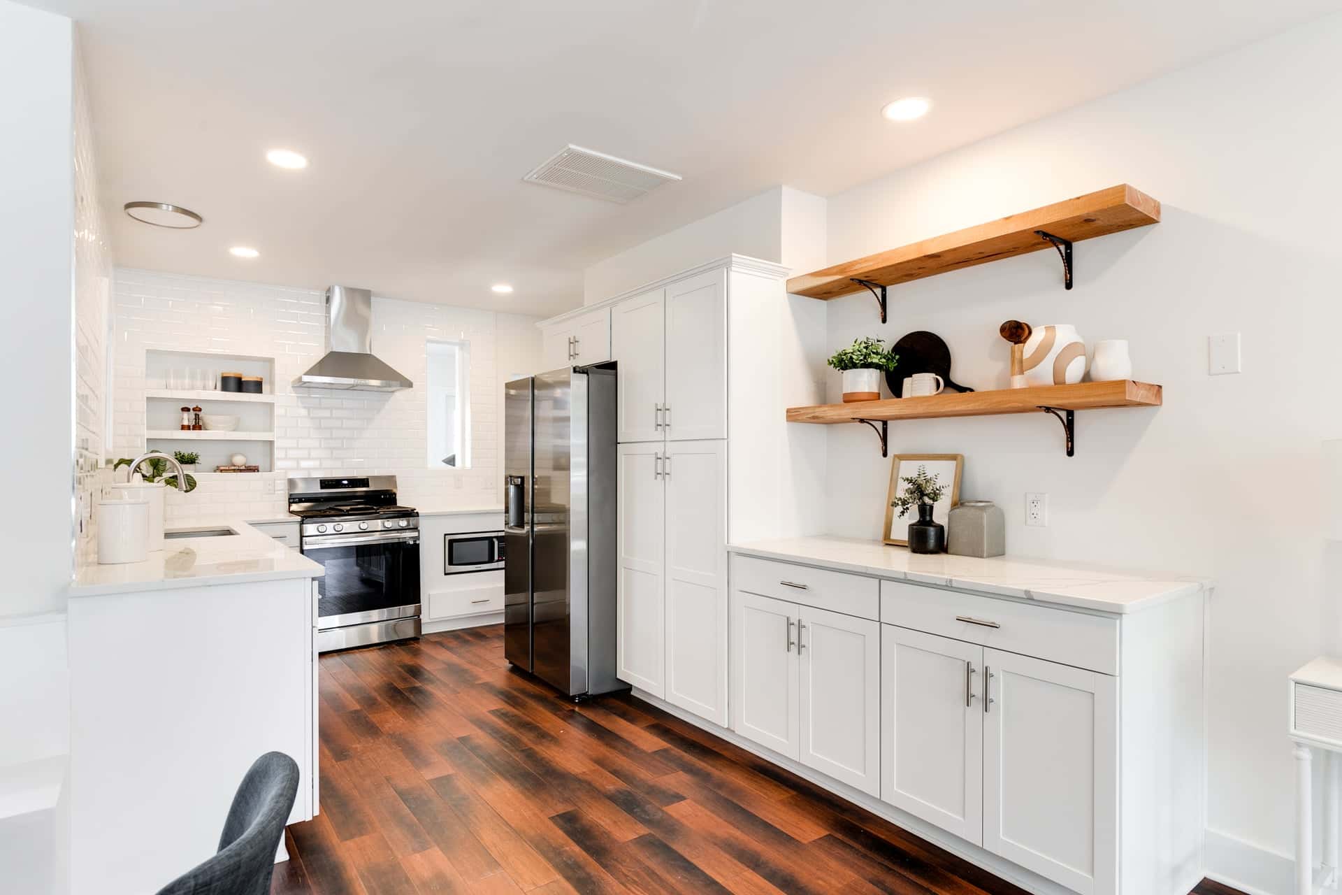 Richmond, VA home renovation by MAS Contractors — drywall and finish phase